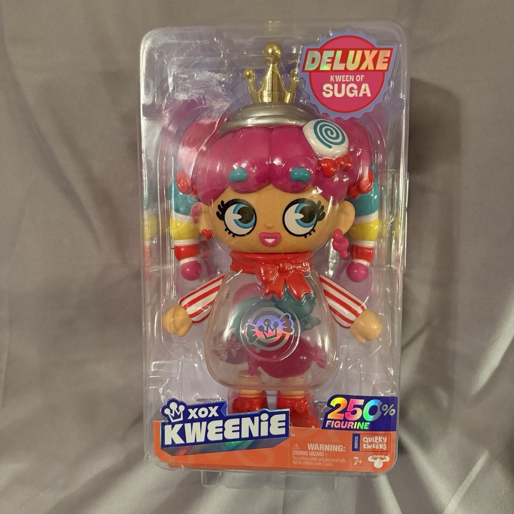 Moose Toys XOX Kweenie Deluxe Kween of Suga Kids 11in Pink New 250% Figurine